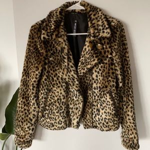 Faux Fur Cheetah Jacket